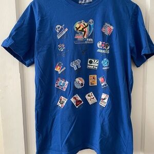 Blue FIFA World Cup Graphic T-Shirt